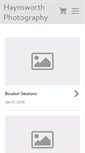 Mobile Screenshot of hhaynsworth.photobiz.com