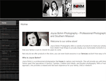 Tablet Screenshot of jbohm.photobiz.com